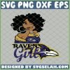 Baltimore Ravens Girl SVG PNG DXF EPS 1