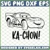 Cars Lightning Mcqueen Ka Chow SVG PNG DXF EPS 1