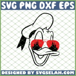 Donald With Sunglasses Castle SVG PNG DXF EPS 1