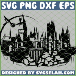 Harry Potter Castle Hogwarts SVG PNG DXF EPS 1