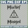 Harry Potter Deathly Hallows Mischief Managed SVG PNG DXF EPS 1