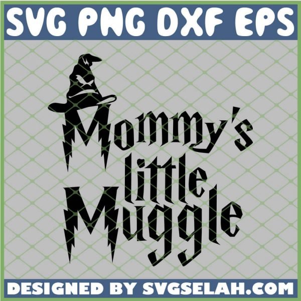 Harry Potter Hat Mommys Little Muggle SVG PNG DXF EPS 1