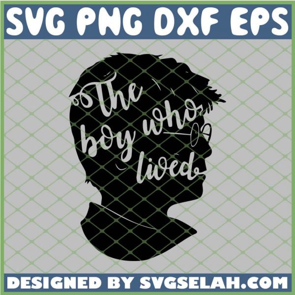 Harry Potter Head The Boy Who Lived SVG PNG DXF EPS 1