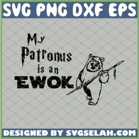 Harry Potter My Patronus Is An Ewok SVG PNG DXF EPS 1