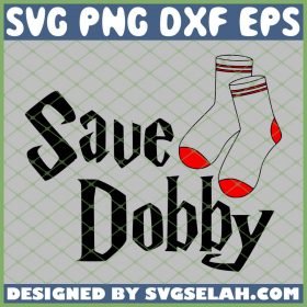 Harry Potter Socks Save Dobby SVG PNG DXF EPS 1