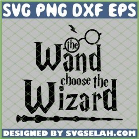 Harry Potter Wand Choose The Wizard SVG PNG DXF EPS 1