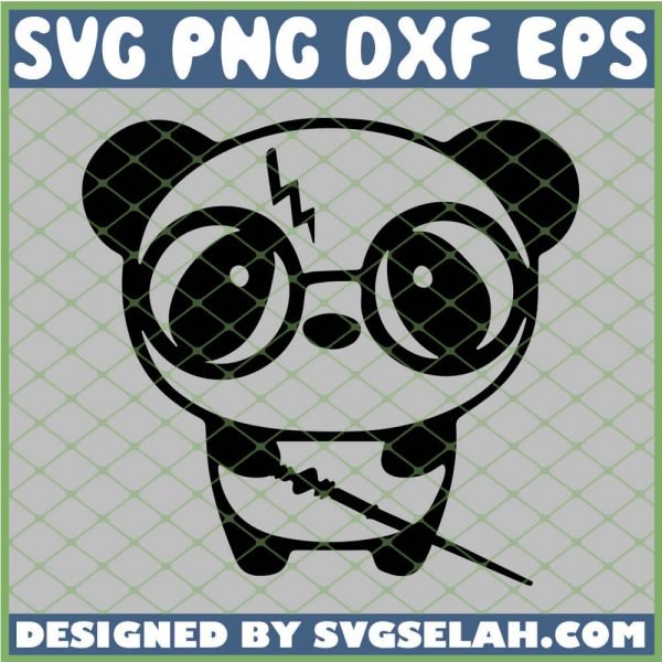Harry Potter Wand Panda SVG PNG DXF EPS 1