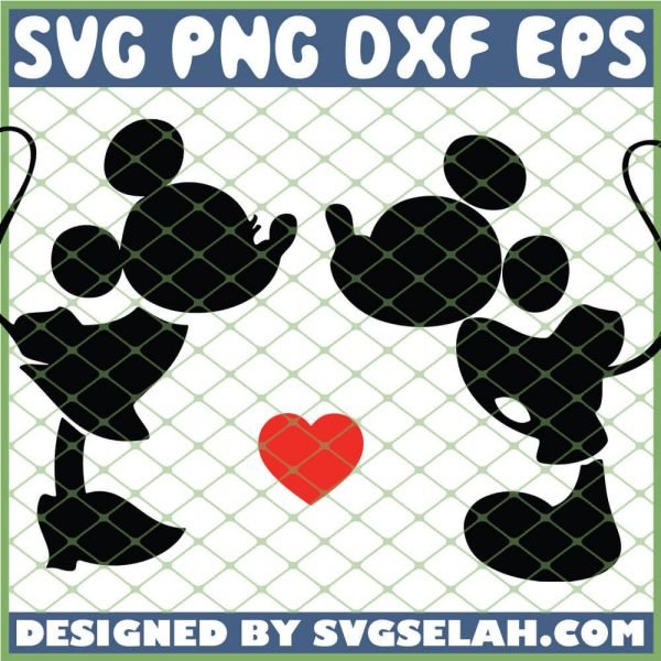 Mickey Minnie Love SVG PNG DXF EPS 1
