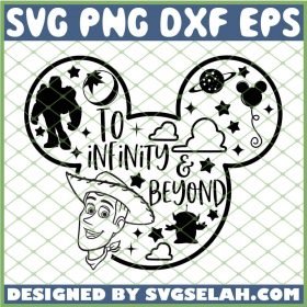 Mickey Toy Story To Infinity And Beyond SVG PNG DXF EPS 1