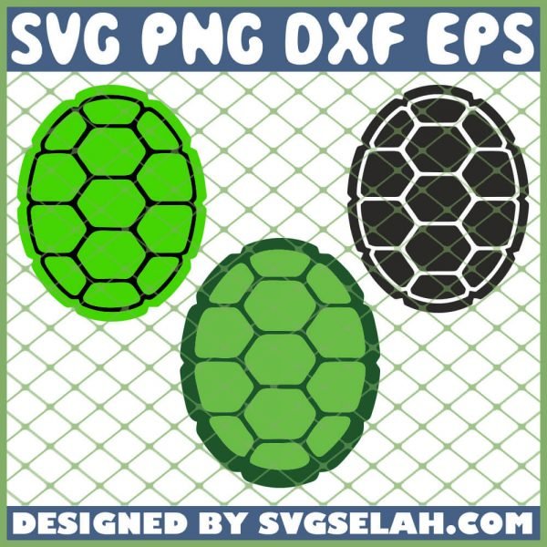 Ninja Turtle Shell Tmnt SVG PNG DXF EPS 1