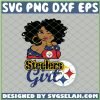 Pittsburgh Steelers Girl SVG PNG DXF EPS 1