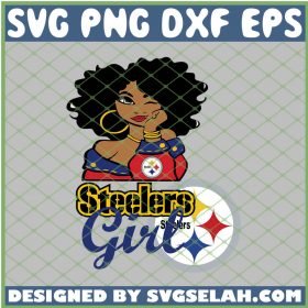 Pittsburgh Steelers Girl SVG PNG DXF EPS 1