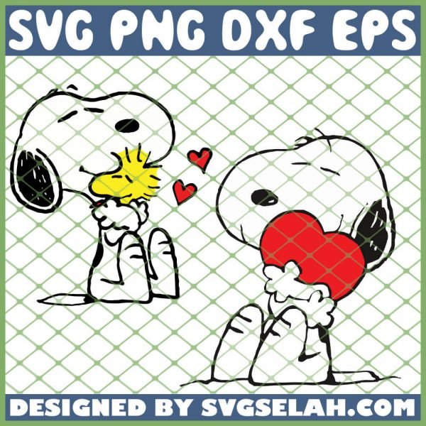 Snoopy Valentine SVG PNG DXF EPS 1