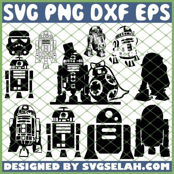 Star Wars R2d2 SVG PNG DXF EPS 1