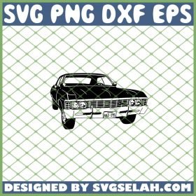 Supernatural Impala SVG PNG DXF EPS 1