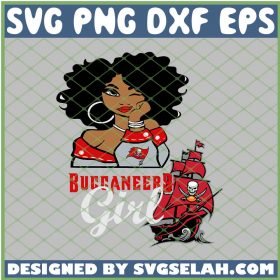 Tampa Bay Buccaneers Girl SVG PNG DXF EPS 1