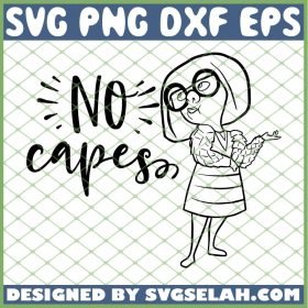 The Incredibles Edna No Capes SVG PNG DXF EPS 1