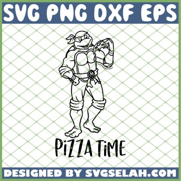 Tmnt Pizza Time SVG PNG DXF EPS 1