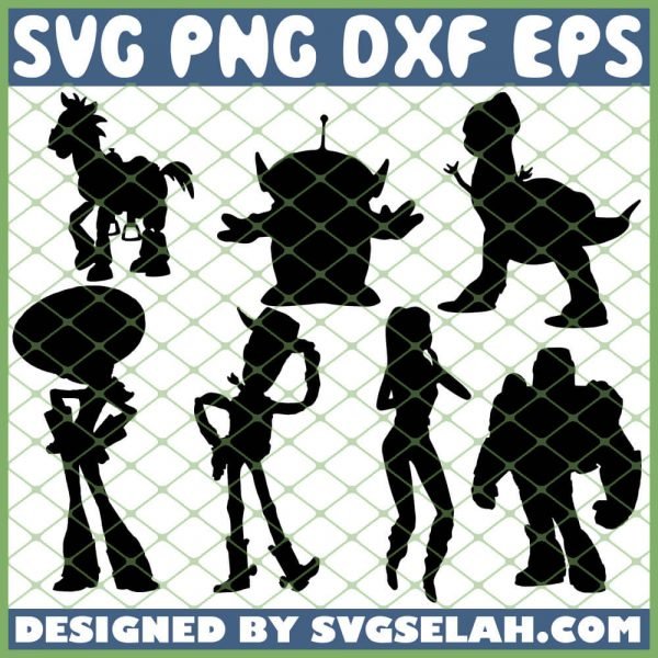 Toy Story Silhouette SVG PNG DXF EPS 1