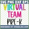 Matching Pre K Teacher Virtual Team Prek SVG PNG DXF EPS 1