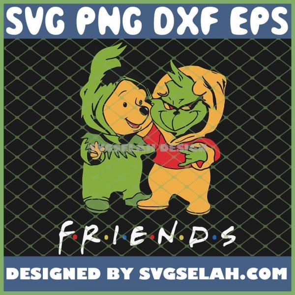 Baby Pooh And Grinch Friends Costume SVG PNG DXF EPS 1