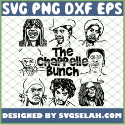 Comedy Central The Chappelle Bunch Tvshow Silhouette SVG PNG DXF EPS 1