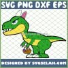 Dinosaur With Bunny Easter Eggs SVG PNG DXF EPS 1