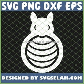 Easter Bunny Monogram Egg SVG PNG DXF EPS 1