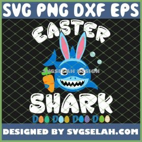 Easter Shark Doo Doo Doo SVG PNG DXF EPS 1