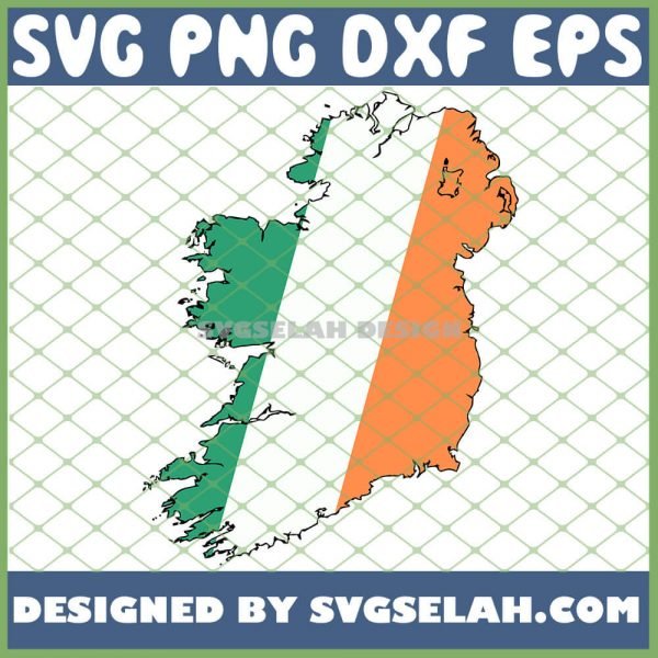 Saint PatrickS Day Flag Ireland Outline SVG PNG DXF EPS 1