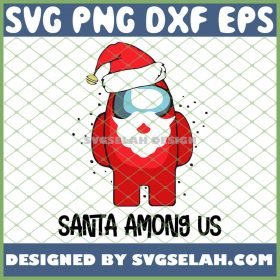 Santa Among Us Christmas SVG PNG DXF EPS 1