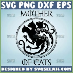 Mother Of Cats Svg Dragon Cat Svg 1