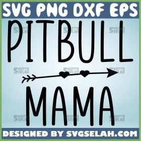 Pitbull Mama Svg Pit Mom Svg 1