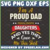 im a proud dad of a freaking awesome daughter svg