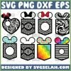 Mickey Pocket Monogram Frame Svg Bundle Zentangle Svg Pattern 1 