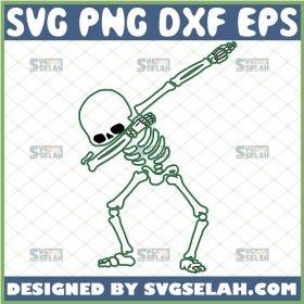 dabbing skeleton svg art skull svg diy halloween skeleton gift ideas 1 