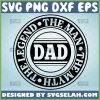 dad the man the myth the legend svg logo for farthers day diy best dad gift ideas 1 