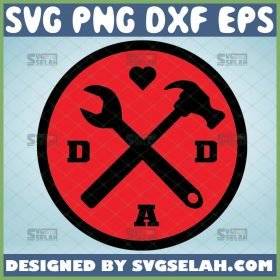 dad tool svg hammer and wrench crossed tools svg 1 