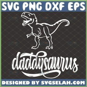 daddysaurus svg t rex fathers day dinosaur gift ideas diy 1 