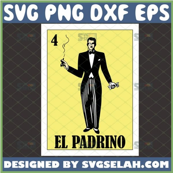 el padrino svg mexican loteria card svg don corleone 1 