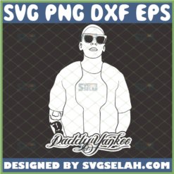 daddy yankee svg ramon luis ayala rodriguez silhouette king of reggaeton rapper svg singer svg