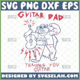 steven universe guitar dad svg teaches you guitar svg cartoon network svg