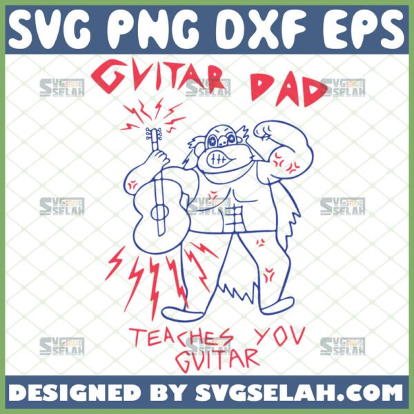 steven universe guitar dad svg teaches you guitar svg cartoon network svg