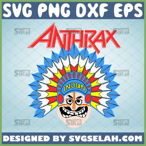 anthrax svg music heavy metal rock band gifts