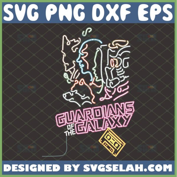 guardians of the galaxy svg mixtape star wars inspired