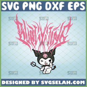 kuromi svg kawaii cute onegai my melody villain gifts