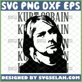 kurt cobain svg nirvana rock band gifts