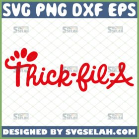 thick fil a svg