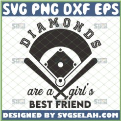 diamonds are a girls best friend svg baseball shirt ideas