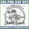 no one likes a shady beach svg